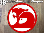 Holden HSV Racing Logo Older Style Wall Plaque Acrylic Collectors Item - KustomboxWall PlaqueKustomboxRed On White