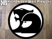 Holden HSV Racing Logo Older Style Wall Plaque Acrylic Collectors Item - KustomboxWall PlaqueKustomboxBlack on White