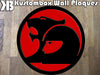 Holden HSV Racing Logo Older Style Wall Plaque Acrylic Collectors Item - KustomboxWall PlaqueKustomboxBlack on Red