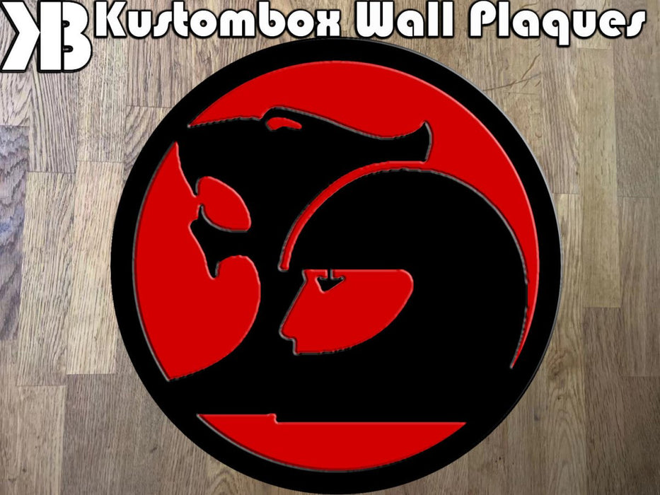 Holden HSV Racing Logo Older Style Wall Plaque Acrylic Collectors Item - KustomboxWall PlaqueKustomboxBlack on Red