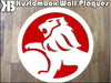 Holden Logo Wall Plaque Acrylic Collectors Item - KustomboxWall PlaqueKustomboxRed On White