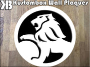 Holden Logo Wall Plaque Acrylic Collectors Item - KustomboxWall PlaqueKustomboxRed On White