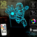 Iron Man Arm Out Avengers - 3D LED Night Light 7 Colours + Remote Control - Kustombox