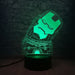 Iron Man Half body Avengers Tony Stark- 3D LED Night Light 7 Colours + Remote Control - Kustombox