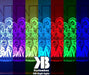 Jesus Christ Mary & Joseph Manger Religious - 3D LED Night Light 7 Colours + Remote Control - Kustombox