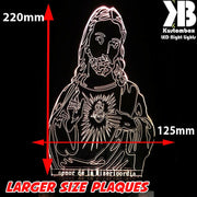 Jesus Christ Religious Statue - 3D LED Night Light 7 Colours + Remote Control - Kustombox