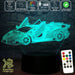 Lamborghini Sports Car 3D - LED Night Light 7 Colours + Remote Control - Kustombox