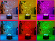 Lilo & Sitch Personalised Name 3d LED Night Light lamp for Children - KustomboxDisneyKustomboxLarge SizeNo