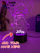 Lilo & Sitch Personalised Name 3d LED Night Light lamp for Children - KustomboxDisneyKustomboxStandard SizeYes