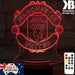 MANCHESTER UNITED Football Club LED Night Light 7 Colours + Remote Control - Kustombox EFC SOCCER