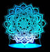 Mandala Flower - 3D LED Night Light 7 Colours + Remote Control - KustomboxNight Lights & Ambient LightingKustomboxStandard