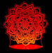 Mandala Flower - 3D LED Night Light 7 Colours + Remote Control - KustomboxNight Lights & Ambient LightingKustomboxStandard