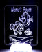 Nemo & Dory Personalised Name 3D LED Night Light 7 Colours + Remote Control - Kustombox disney