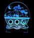 Noahs Ark Animals Personalised Name - 3D LED Night Light 7 Colours + Remote Control - Kustombox