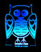 Owl Personalised Name - 3D LED Night Light 7 Colours + Remote Control - Kustombox