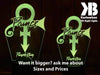 Prince Purple Rain 3D LED Night Light 7 Colours + Remote Control - Kustombox music