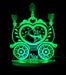 Princess Carriage Kingdom Personalised Name - 3D LED Night Light 7 Colours + Remote Control - Kustombox