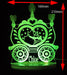 Princess Carriage Kingdom Personalised Name - 3D LED Night Light 7 Colours + Remote Control - Kustombox
