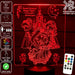 Princess Castle 3D LED Night Light 7 Colours + Remote Control - Kustombox
