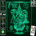 Princess Castle 3D LED Night Light 7 Colours + Remote Control - Kustombox