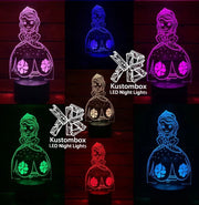 Princess Sofia 3D LED Night Light 7 Colours + Remote Control - Kustombox