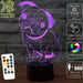 PUG Dog 3D LED Night Light 7 Colours + Remote Control - Kustombox