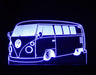 Retro Kombi 60's Classic volkswagon LED Night Light 7 Colours + Remote Control - Kustombox