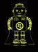 Robot Personalised Name - 3D LED Night Light 7 Colours + Remote Control - Kustombox