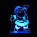 Santa Claus Christmas Light 3D LED Night Light 7 Colours + Remote Control - Kustombox xmas