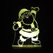 Santa Claus Christmas Light 3D LED Night Light 7 Colours + Remote Control - Kustombox xmas