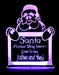 Santa Claus Please Stop Here Christmas Light 3D LED Night Light 7 Colours + Remote Control - Kustombox