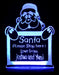 Santa Claus Please Stop Here Christmas Light 3D LED Night Light 7 Colours + Remote Control - Kustombox