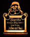 Santa Claus Please Stop Here Christmas Light 3D LED Night Light 7 Colours + Remote Control - Kustombox
