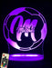 Soccer Football Personalised Name 3D LED Night Light 7 Colours + Remote Control - Kustombox