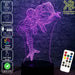 SPIDERMAN AVENGERS LED Night Light 7 Colours + Remote Control - Kustombox