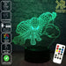 SPIDERMAN AVENGERS LED Night Light 7 Colours + Remote Control - Kustombox