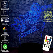 SPIDERMAN AVENGERS LED Night Light 7 Colours + Remote Control - Kustombox