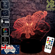SPIDERMAN AVENGERS LED Night Light 7 Colours + Remote Control - Kustombox