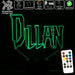 Spiderman Font Personalised Name 3D LED Night Light 7 Colours + Remote Control - Kustombox