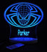 Spiderman Personalised Name - 3D LED Night Light 7 Colours + Remote Control - Kustombox