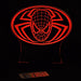 Spiderman Personalised Name - 3D LED Night Light 7 Colours + Remote Control - Kustombox