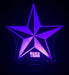 Star Shape Personalised Name - 3D LED Night Light 7 Colours + Remote Control - Kustombox