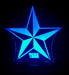 Star Shape Personalised Name - 3D LED Night Light 7 Colours + Remote Control - Kustombox