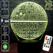 Star Wars - Imperial Death Star LED Night Light 7 Colours + Remote Control - Kustombox