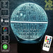 Star Wars - Imperial Death Star LED Night Light 7 Colours + Remote Control - Kustombox