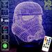 Star Wars Rebel Stormtrooper - LED Night Light 7 Colours + Remote Control - Kustombox