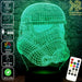 Star Wars Rebel Stormtrooper - LED Night Light 7 Colours + Remote Control - Kustombox
