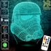 Star Wars Rebel Stormtrooper - LED Night Light 7 Colours + Remote Control - Kustombox