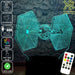 Star Wars Tie Fighter - LED Night Light 7 Colours + Remote Control - Kustombox