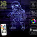 STORM TROOPER STAR WARS 3D LED Night Light 7 Colours + Remote Control - Kustombox